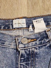 Vtg 90s Calvin Klein Easy Fit Jeans Stone Wash High Rise Mom Taper Size 12