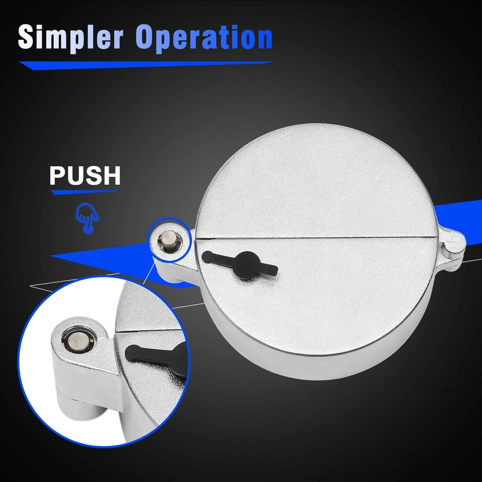 2Pcs Semi Truck Locking Diesel Fuel Tank Cap Cover Fit Freightliner Western Star Foto 3 de 4