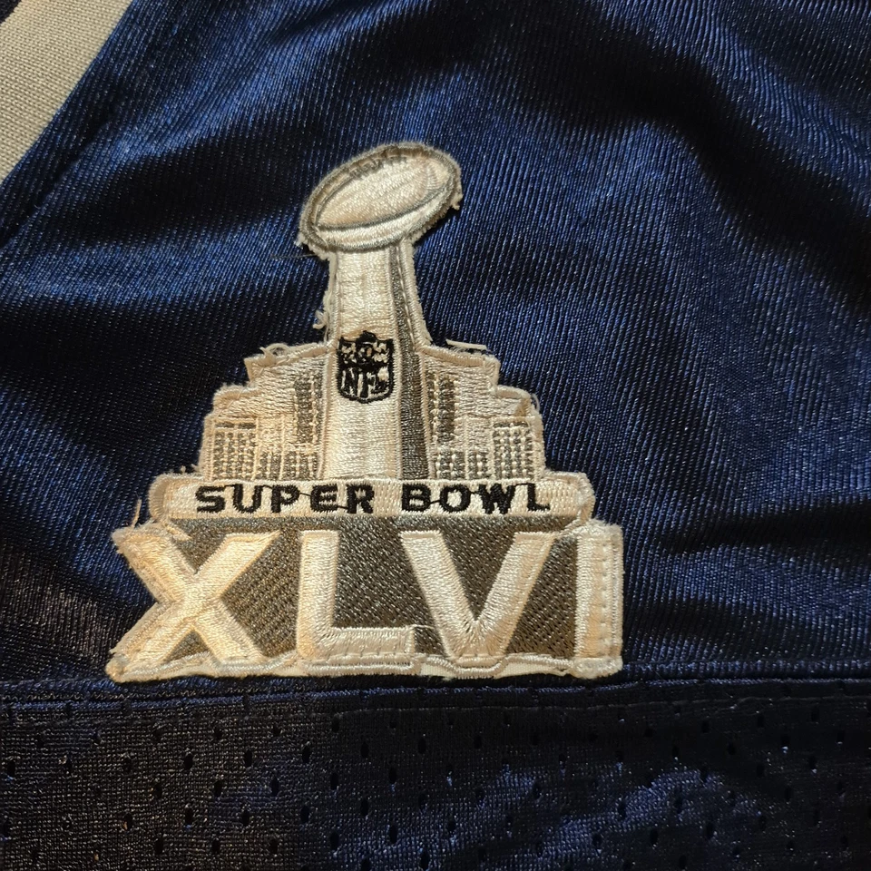 Rob Gronkowski New England Patriots - Reebok Blue Jersey W/ SB XLVI Patch Size54 — 第 3/4 张图片