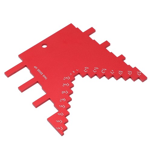 Step Depth Gauge 2 In 1 Accurate Markings Gauge For Router Table Saw Red - Picture 15 of 24