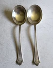 Quincy Sterling International Silver Soup Spoons – 6 3/4 in – 2.40 oz – K Mono