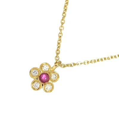 Christian Dior Rubin Diamant Collier 18K Gelbgold 750 90328337 - Bild 1 von 4