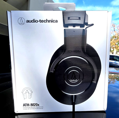 #ad #ad Audio Technica ATH M20x Closed back Monitoring Headphones New sealed $47.99