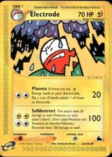 Electrode 36/144 Uncommon WOTC Skyridge Pokemon    Pokemon