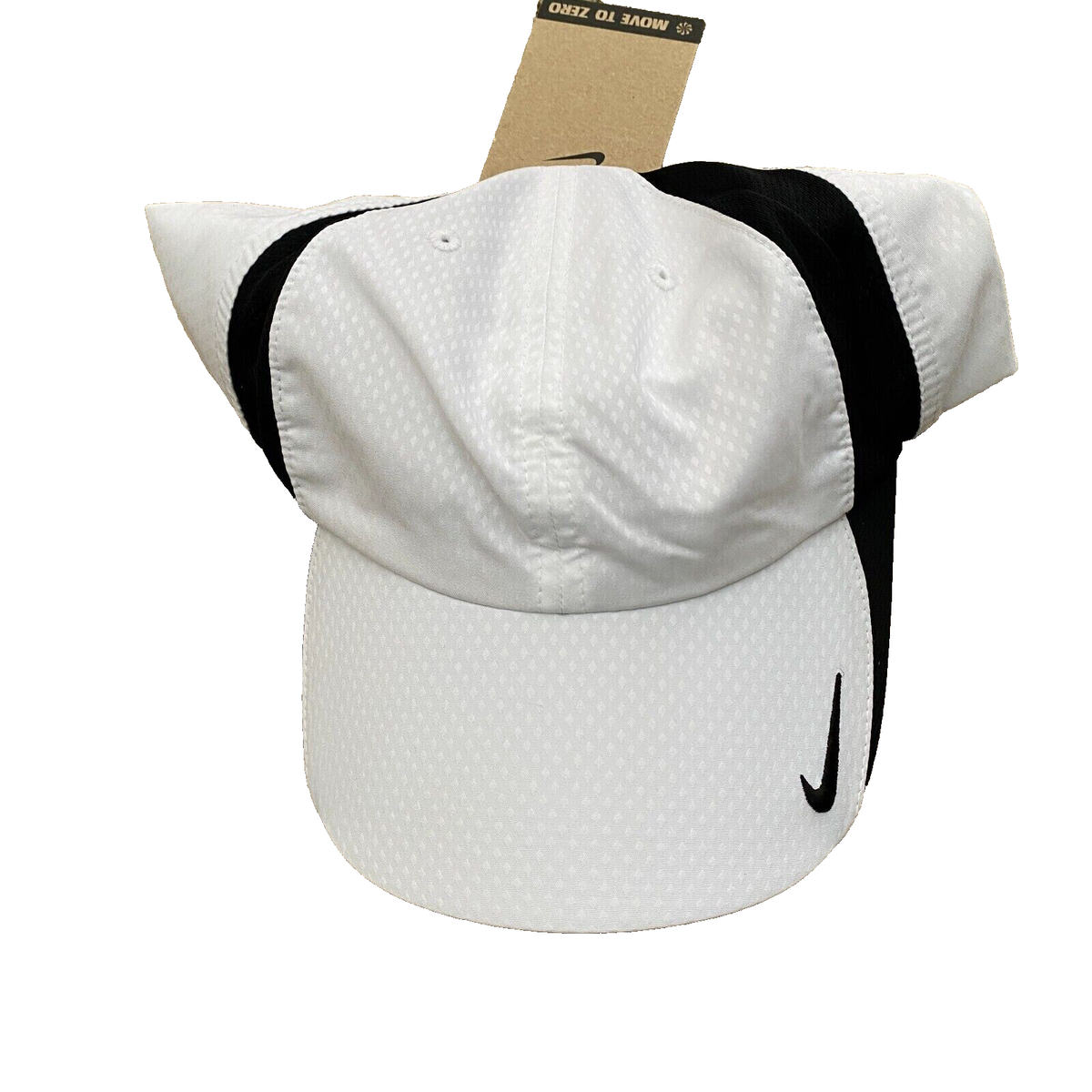 帽子 thehighlights soft 'cap' white/black Nike Golf Club Dri Fit Hat M / L Deconstructed Strapback White