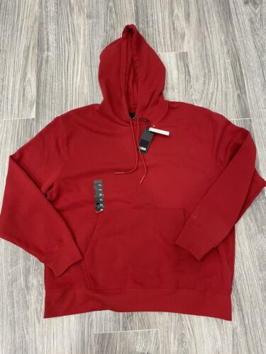 Men's LCKR Red Pullover Hoodie Jacket Size XL - Picture 1 of 5