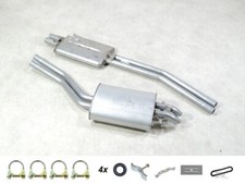 Auspuff NEU für Mercedes SLC R107 Mitteltopf Edelstahl Box OE Style + Endtopf