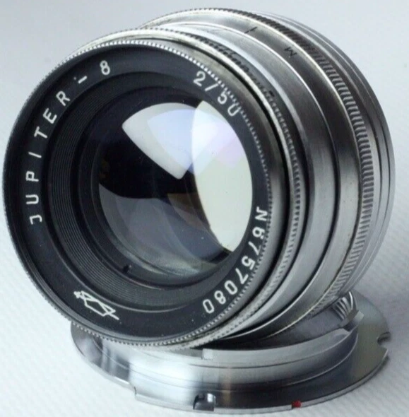 JUPITER-8 f2 50 mm  M39 Lens for Leica LM Rangefinder Vintage Photo Optic - Image 2 of 4