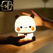 Kawaii Bear Panda Bubu and Dudu Led Night Light Lamp Cute Cartoon Nightlight Ani