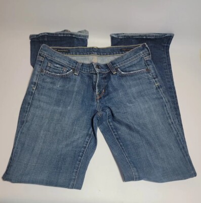 Citizens of Humanity Womens Size 30 Low Waist Bootcut Jeans Stretch Medium Wash