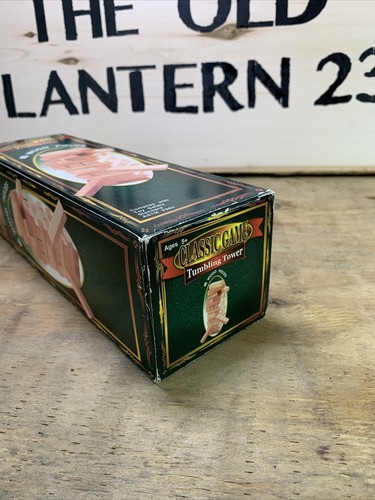 Vintage 48 Wood Pieces Tumbling Tower Classic Game In Great Condition With Box - Picture 6 of 6