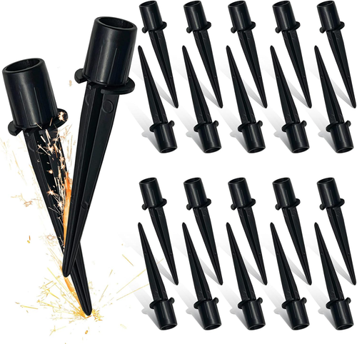 20 Pack Metal Replacement Stakes for Solar Lights Outdoor, 0.78" X 5.35" Solar P - Picture 11 of 12