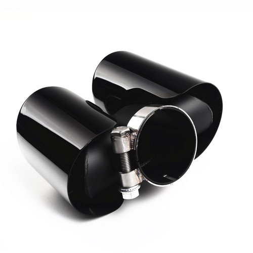 Rear Tail Exhaust Muffler Tip Pipes For 20-25 Land Rover Defender 90 110 Blk LD - Picture 5 of 9