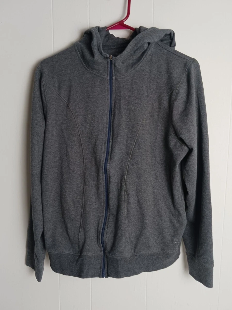 Danskin Now Full Zip Hooded Jacket Women s Size XL Gray eBay