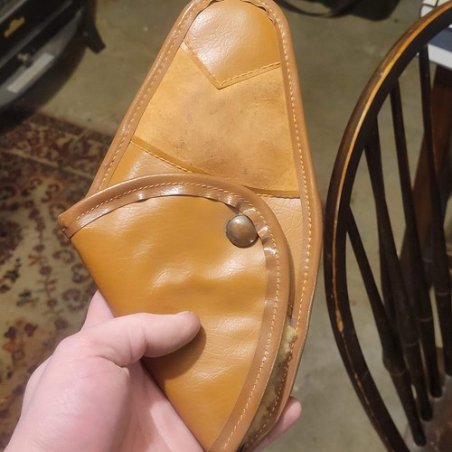 Vintage BRAUER BROS. MFG CO. Tan Leather Lined Holster
