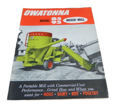 Brochure revendeur vintage ORIGINAL Owatonna 85 95 broyeur mélangeur - 6 pages - GUC