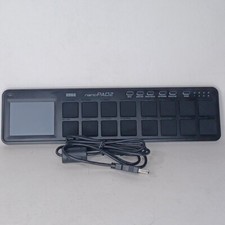 Korg Nanopad2 Slim-line Usb Drum Midi Pad Controller Black Tap Tempo Nano