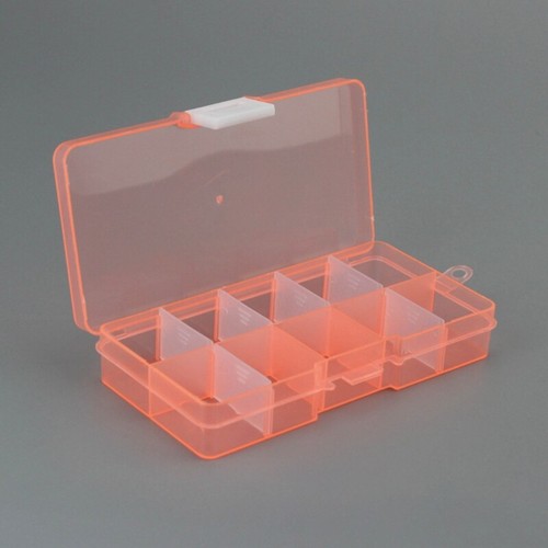 Clear Storage Box 10 Compartment with Sealing Lid Container for Case - Picture 7 of 14
