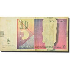 [#274115] Geldschein, Mazedonien, 10 Denari, 1996, 2006, KM:14f, SS