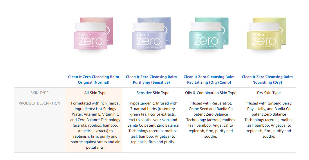 banila co cleansing balm for sensitive skin