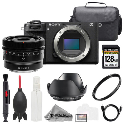 Sony a6700 + FE 50mm f/2.5 G Lens +128GB+ Bag+ UV Filter- Basic Kit