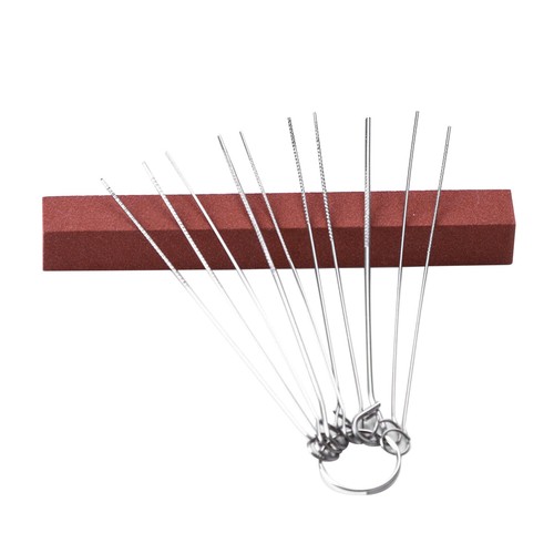 1/2" Guitar Nut Slotting File Kit Saw Rods Slot Filing Luthier Tool Multi Sizes - Picture 4 of 10