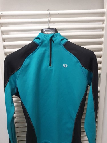 Pearl Izumi Women's Elite Series Barrier Cycling Jacket Black Green Size Medium - Picture 2 of 12