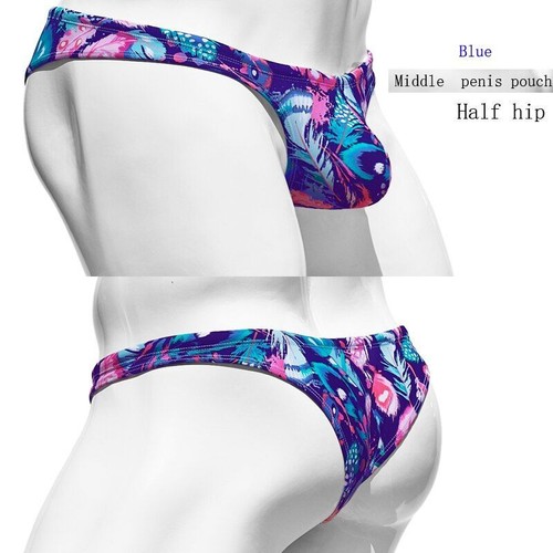 Herren Strand Slips Schwimm Tanga Bikini heiß sexy niedrig tailliert Badeanzug Homosexuell Badeanzug - Bild 19 von 41