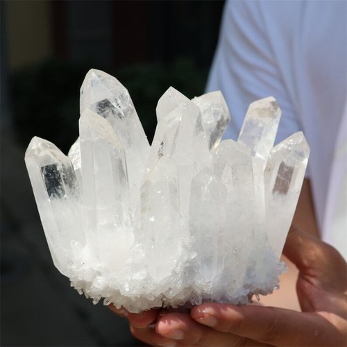 200-1000g+ Natural Clear Quartz Cluster,Mineral Specimen,Crystal gift Decoration - Picture 7 of 19