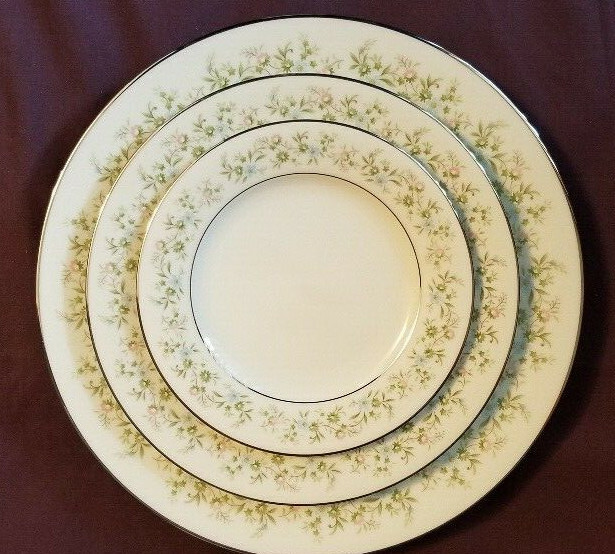 Noritake Savannah 2031 China 6pc Set Dinner Salad Bread/Butter