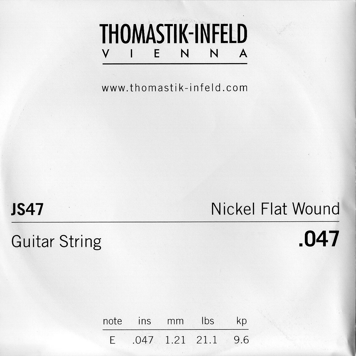 Thomastik Swing Jazz Single Plain and Flatwound Electric Guitar Strings