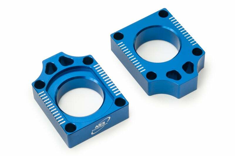 AS3 AXLE BLOCKS for YAMAHA YZ 250 F YZ 450 F 2009-2013