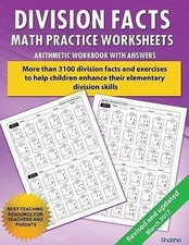 Division Facts Math Practice Worksheet Arithmetic- Shobha, 1536971472, paperback
