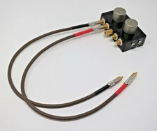 Belden 8402 Premium Interconnects 2 foot pair for step up, preamp, tube amp