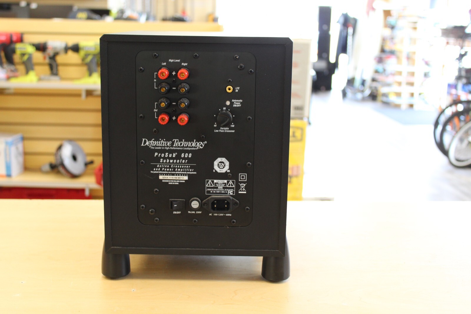 Definitive Technology ProSub 600 Powered Subwoofer *Preowned* FREE