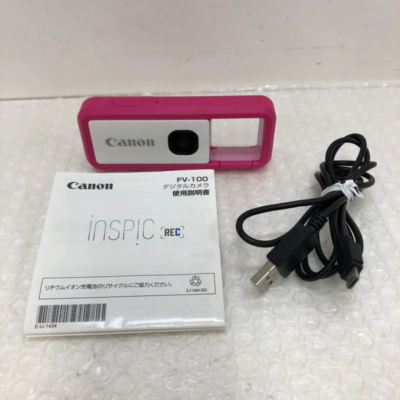 Canon Inspic REC Asobi Camera FV-100 Pink Digital Toy Camera Canon Inspic REC Asobi Camera FV-100 Pink Digital Toy Camera