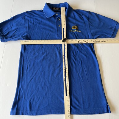 Best Buy Polo Shirt Men's Small Blue Short Sleeve Employee Uniform Casual