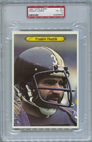 Franco Harris #1 1980 Topps Super card