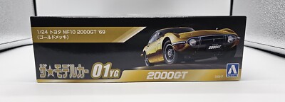 1/24 TOYOTA 2000GT '69 Gold AOSHIMA & Yamada Denki Special Ver