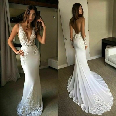 mermaid beach wedding dress