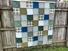 Handmade Farmhouse Plaid Flannel Rag Quilt!  Country~Primitive~Shabby — photo 2