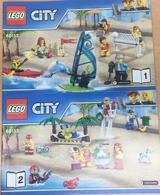 LEGO&reg; - Minifigure City People Pack Fun at the Beach Set 60153 - cty0757 - cty0771