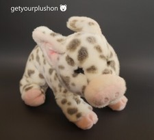 DOUGLAS CUDDLE TOYS WHITE SPOTTED PIG 12" PLUSH