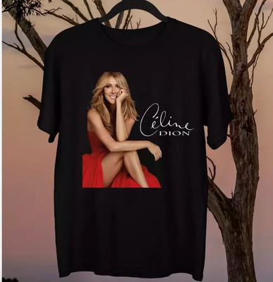 New Celine Dion Gift For Fan Short Sleeve Cotton Unisex T-Shirt L0308_32
