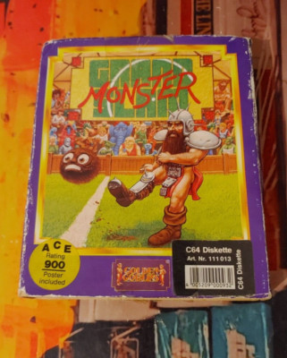 Grand Monster Slam (1989) Commodore 64 (Disk Box Manual Poster) works 8-bit
