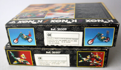2X RARE VINTAGE 1996 KNEX MOTORBIKE AIPLANE 20507 20509 NEW ! | eBay