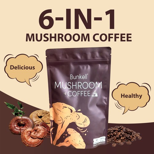 New Mushroom Coffee Organic 30 Servings - Free Fast Shipping - Picture 4 of 8