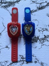 2 VTech Paw Patrol - Chase Marshall Interactive Talking Game Learning Watches