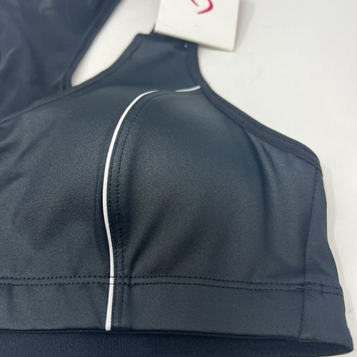 Moving Comfort Vixen sports bra in black size S Small A/B Cup NWT - Picture 2 of 8