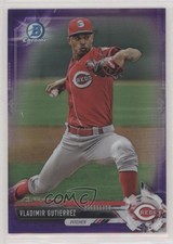 2017 Bowman Draft Chrome Purple Refractor /250 Vladimir Gutierrez #BDC-69 0i21